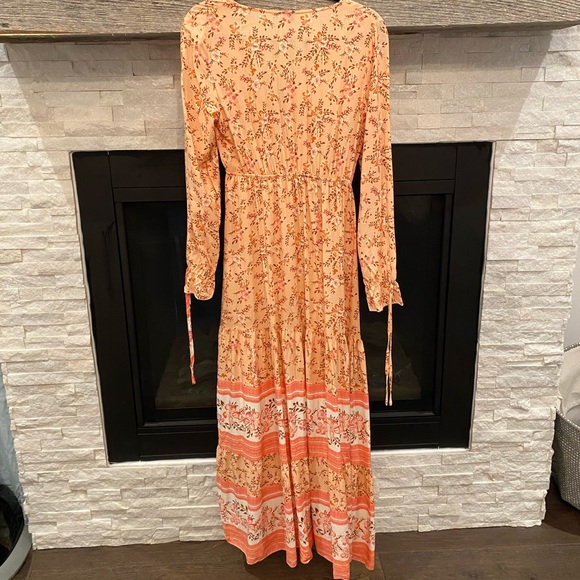 Floral lace up maxi dress - Picture 6 of 8